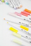 MARVY Artist Brush 1100-77 fix štětcový hrot – barvy vodní báze brush pen na papír lettering kaligrafie rozmývatelný mísitelný acid free netoxický
