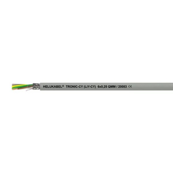 HELU 20051-100 datový kabel 52 x 0.25 mm² šedá 100 m
