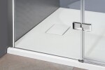 POLYSAN - FORTIS LINE sprchové dveře do niky trojdílné 1400, čiré sklo, pravé FL1514R
