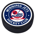 Mustang Puk Winnipeg Jets NHL Vintage Striped Textured