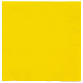 Ubrousky žluté 20 ks 33 cm x 33 cm Ubrousky žluté 20 ks 33 cm x 33 cm