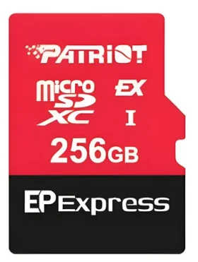 Patriot EP Express microSDXC 256 GB / Paměťová karta / UHS-I U3 V30 / Class 10 / 800/600 MB/s (PEF256GEPEXMCX)