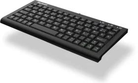 Keysonic ACK-3401U (UK) černá / Mini klávesnice / 80 kláves / USB (60485)
