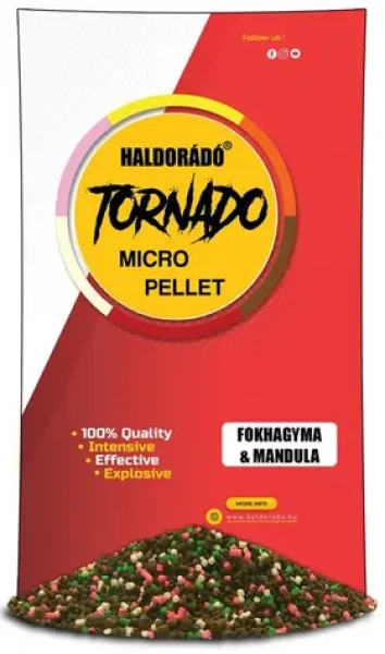 Haldorádó Pelety Tornado Micro Pellets 400g 2mm Česnek-Mandle (HD23804)