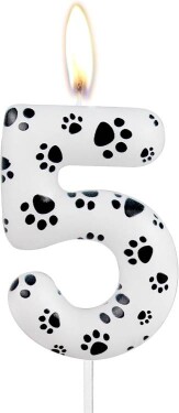 Dortisimo Svíčka s tlapičkami číslo 5