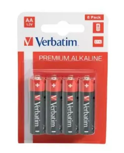 Verbatim 49503 Alkalické baterie AA (8ks) / 1.5V (49503)