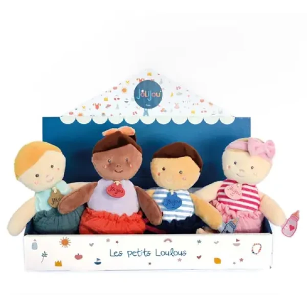 Doudou Jolijou Panenka 18 cm oranžová