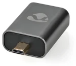 Nedis Adaptér HDMI (F) - Micro HDMI (M) šedá / Adaptér / přímý / pozlacené konektory / hliník (CVTB34907GY)