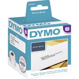 Dymo 89mm 28mm bílé