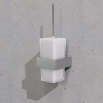 STEINBERG - 460 WC štětka nástěnná s držákem, bílé sklo/chrom 460 2903