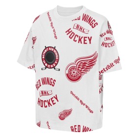 Outerstuff Dětské tričko Detroit Red Wings NHL Unstoppable All Over Print Short Sleeve Elevated Velikost: Dětské S (122 – 134)