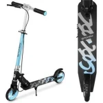 Spokey VACAY PRO modrá / Koloběžka / ruční brzda / kolečka 145 mm (5905339409799)