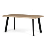 Jídelní stůl 160x90cm, mdf, divoký dub, HT-F4516 OAK
