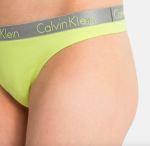 Tanga žlutá žlutá Calvin Klein