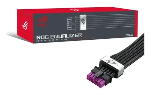Asus ROG Equalizer černá / Vyrovnávač napájení GPU / 12V-2x6 / PCI-E 16-pin / 0,75 m (90YE00BN-B0QA00)
