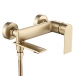 REA - Vanová nástěnná baterie Veneta Brush Gold REA-B3008