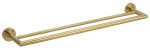 SAPHO - X-ROUND GOLD dvojitý držák ručníků 600, zlato mat XR401GB