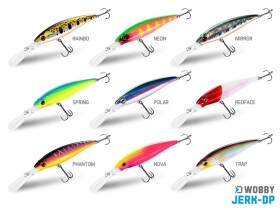 Delphin Wobler Wobby Jerk-DP 9cm 12,5g - NEON,Delphin Wobler Wobby Jerk-DP 9cm 12,5g - NEON