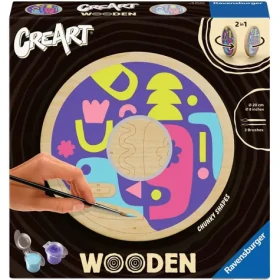 Ravensburger CreArt Wooden – Hranaté tvary (dřevěná) – malování podle čísel