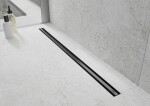 MEXEN - Flat 360° Slim podlahový žlab 140, černá 1741140