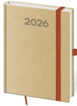 Diář 2026 týdenní B6 Print Pop - cappuccino