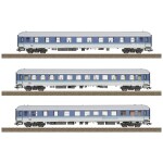 Roco 74030 3dílná sada průběžných vozů ICE 1 Redesign 2005 značky DB-AG Třída 1, třída Avmz 801.0, třída 2, třída Bvmz 8