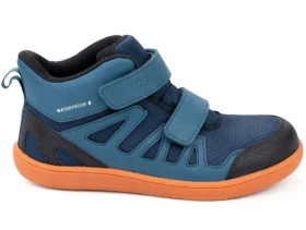 Dětská barefoot kotníková obuv Medico modrá 26
