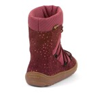 Dívčí zimní barefoot boty TEX TRACK WOOL Bordeaux+ G3160251-7 - 32