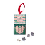 TEA HERITAGE Dárková sada bio čajů Christmas House – set 10 ks, zelená barva, papír