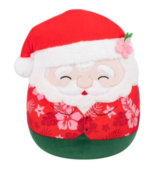 Squishmallows Santa v havajské košili - Nick 20 cm