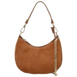 Stylová dámská kožená kabelka na rameno Kilix, koňaková