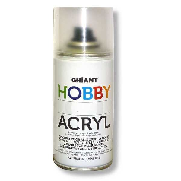 Ghiant Hobby Acryl čirý lak ve spreji 150 ml lesklý