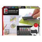 Akrylová kreativní sada Squeegee Art Pastel