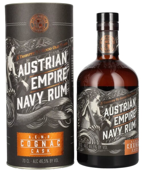 Austrian Empire Navy Reserve COGNAC Double Cask Rum 46,5% 0,7 l (tuba)