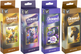 Diamantové malování 18x14 cm zvířátka - Craft Creative