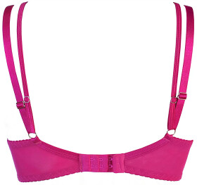 Dámská push-up podprsenka V-10261 Fuchsie tmavě růžová - Axami fuchsie 75C