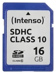Intenso 16GB / Paměťová karta SDHC / Class 10 / čtení 20 MB/s / zápis 12 MB/s (3411470)