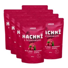 Louie kapsička pro psy, Kachní s brusinkami 8x150g