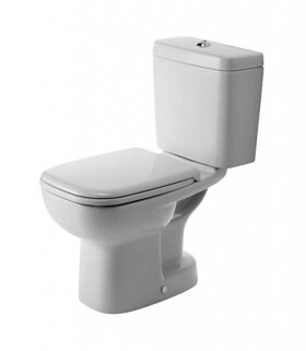 DURAVIT - D-Code WC kombi mísa, spodní odpad, s HygieneGlaze, alpská bílá 21110120002