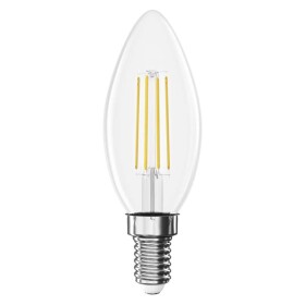 Zf3d22 Led žárovka Filament svíčka / E14 / 3,4 W (40 W) / 470 lm / teplá bílá Emos