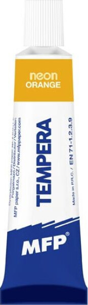 Temperové barvy 12ml NEON oranžová