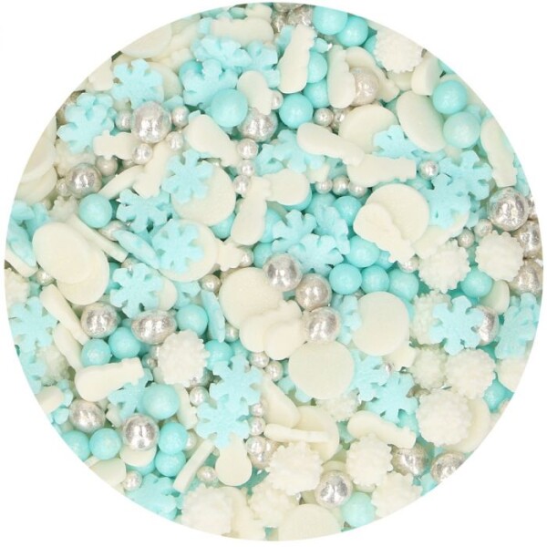 FunCakes Cukrové zdobení Medley Frozen Ledová směs 50g