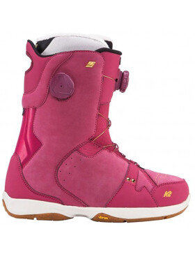 K2 CONTOUR burgundy dámské boty na snowboard - 40,5EUR