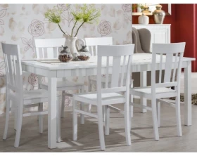 Jídelní stůl Atik 160x90 cm, bílý