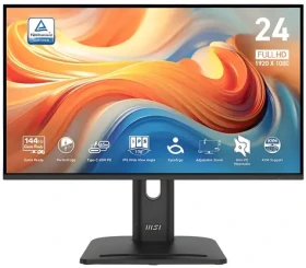 23.8" MSI PRO MP245PHGN E14 černá / Monitor / FHD / IPS / 144Hz / HDMI+DP / VESA (PRO MP245PHGN E14)