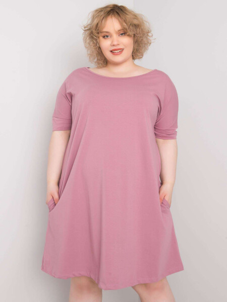 Dámské šaty SK 6639.02X starorůžové - FPrice 2XL