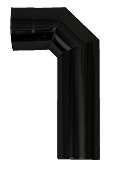 Zahnutý kouřovod 90°, 115 mm - lakovaný CWZ90ML