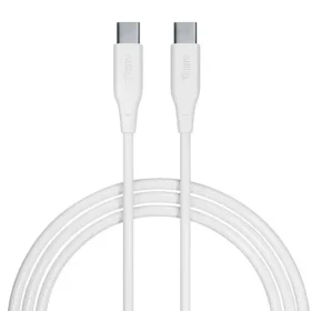 Allity AUC-02 Datový kabel USB-C/USB-C 1m 60W bílá (DATUSBC60WALLWH)