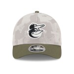 New Era Pánská kšiltovka Baltimore Orioles MLB 2025 Armed Forces 9FORTY M-Crown A-Frame Snapback