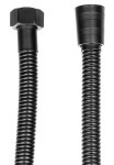 SAPHO - POWERFLEX kovová sprchová hadice, 120cm, černá mat FLEX120B